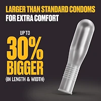 Trojan Magnum Sensations nues condoms lubrifiés ultra nervurés