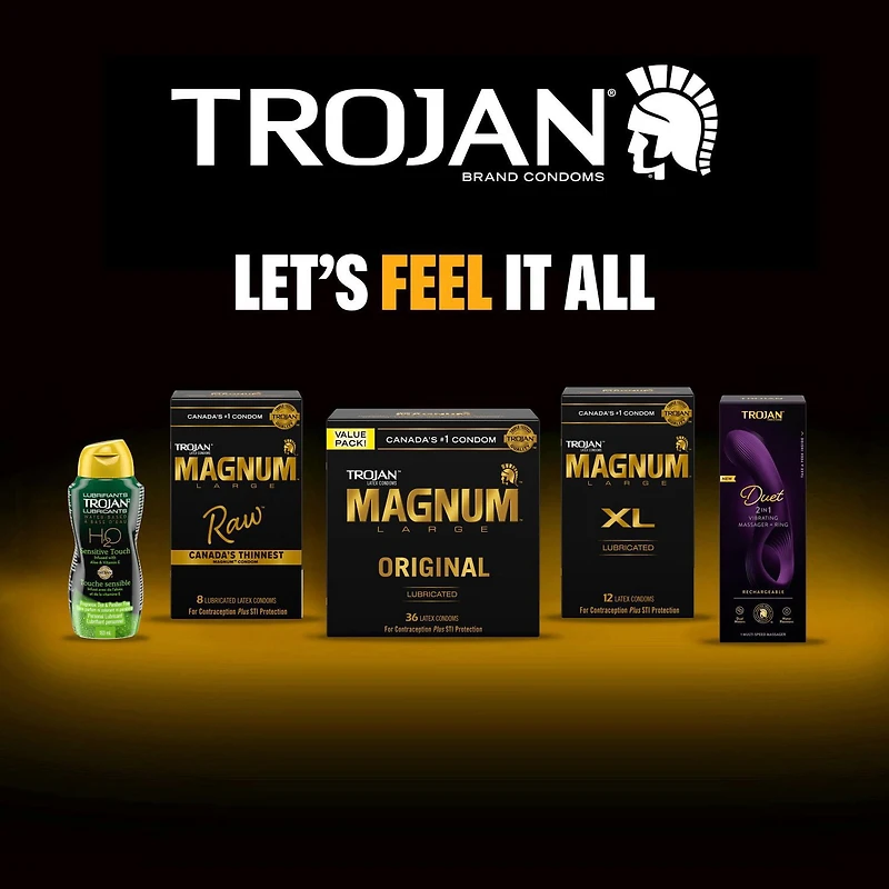 Trojan Magnum Naked Sensations Lubricated Condoms