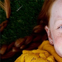 Unicornj Childrens Sterling Silver 925 Clear CZ 6 Petal Flower April Birth Month Stud Post Earrings