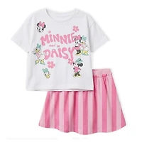 Disney Minnie Mouse and Daisy Skirt Set