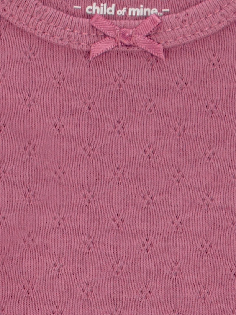 Carter's Child of Mine Infant Girl 3pk Short Sleeve Bodysuits Pink