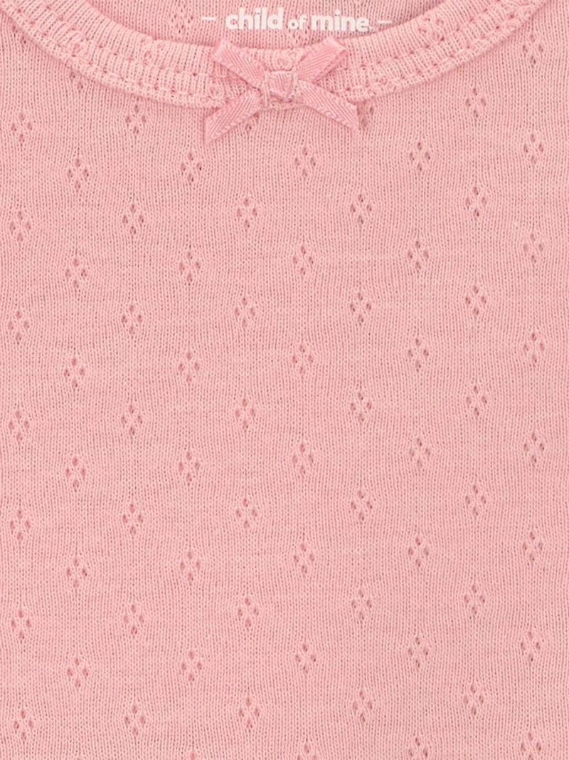 Carter's Child of Mine Infant Girl 3pk Short Sleeve Bodysuits Pink