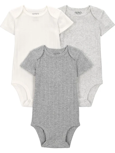 Carter's Child of Mine Gar Ensemble de 3 combinaisons - Gris uni