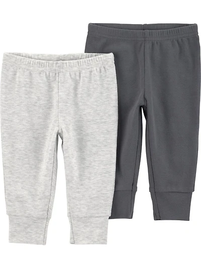 Carter's Child of Mine IB 2PK Pant - Grey Solid