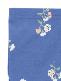 Carter's Child of Mine Fil Paquet de 2 pantalons - Motif floral bleu