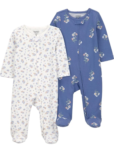 Pyjama en coton pour bébé fille Carter's Child of Mine (lot de 2)