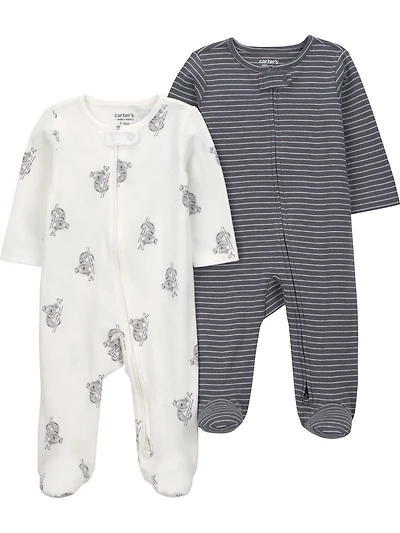 Carter's Child of Mine Infant Boy 2pk SNP Grey Koala
