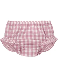 Ensemble 3 pièces pour bébé fille Carter's Child of Mine, motif vichy violet.