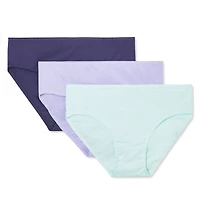 George Women's Soft Touch Briefs 3-Pack, Sizes S-XL