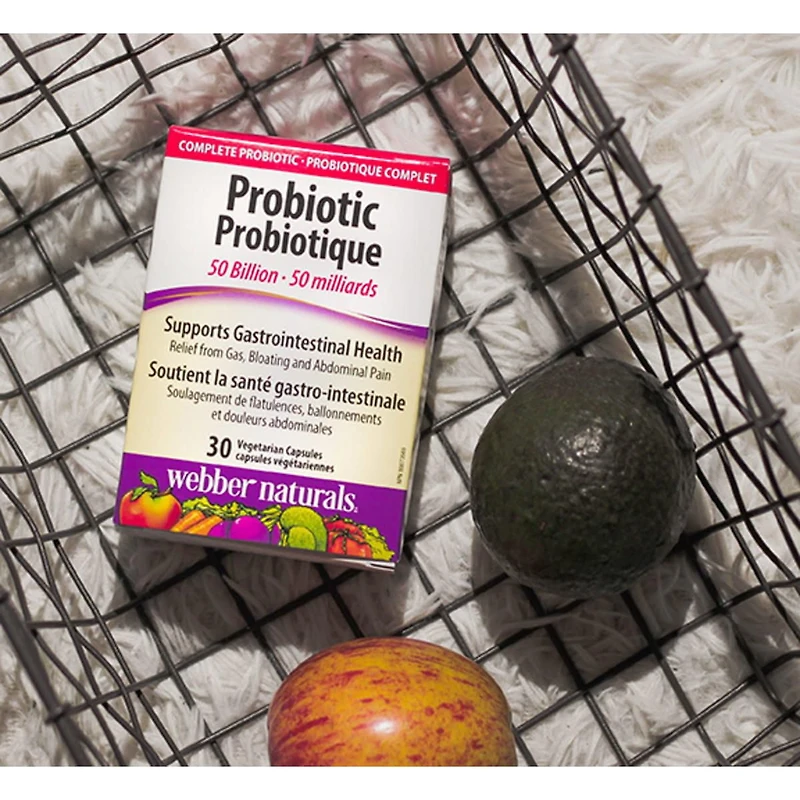 Webber Naturals Probiotique, 50 milliards 30 capsules végétariennes
