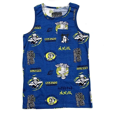 Men's license Naruto tank top.
