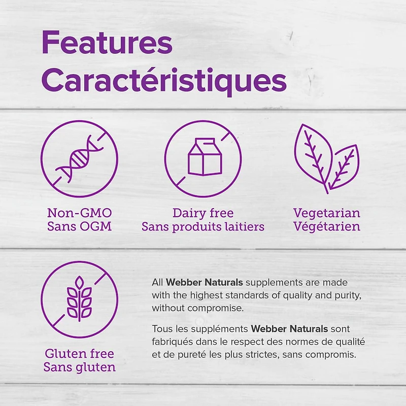 Webber Naturals® Calcium Magnesium Vitamin D3, 333/167 mg/200 IU, 200 caplets, BONUS! 100% more