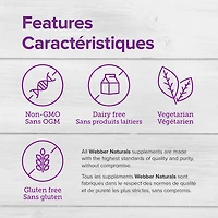 Webber Naturals® Calcium Magnesium Vitamin D3, 333/167 mg/200 IU, 200 caplets, BONUS! 100% more