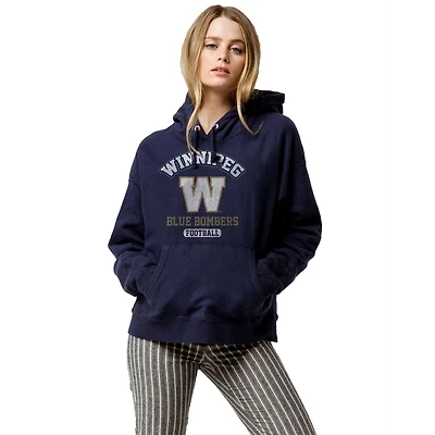 CFL WINNIPEG BLUE  BOMBERS WOMENS HOODY
