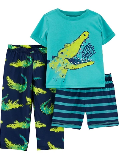 Child of Mine made by Carter's Boys' 3-piece Pyjama - Alligator