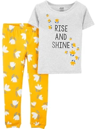 Child of Mine made by Carter's Girls' 2 Piece Cotton Pyjama - Floral