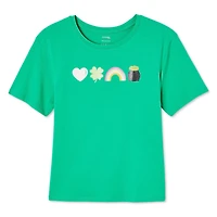 George Girls' St. Patrick's Day Tee, Sizes XS-XL