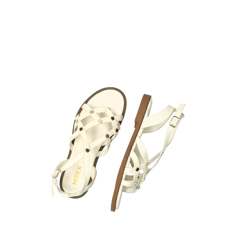 Bridget white sandals