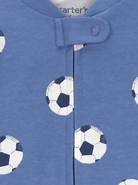 Carter's Child of Mine Baby Boys' 2-Way Zip Cotton Sleeper