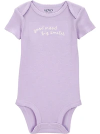 Carter's Child of Mine Infant Girl 3pc Set Purple Floral