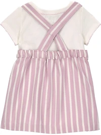 Carter's Child of Mine Infant Girl Pink Stripe Skirtall