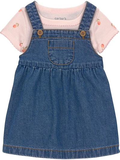 Carter's Child of Mine Infant Girl Denim Skirtall