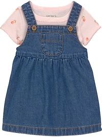 Carter's Child of Mine Infant Girl Denim Skirtall