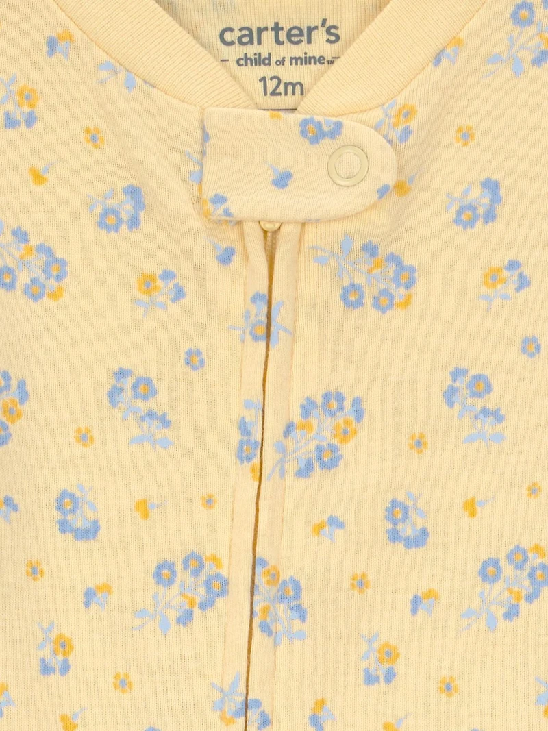 Carter's Child of Mine Toddler Girl 1pc Cotton Yellow Floral
