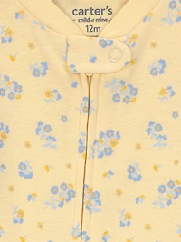 Carter's Child of Mine Toddler Girl 1pc Cotton Yellow Floral