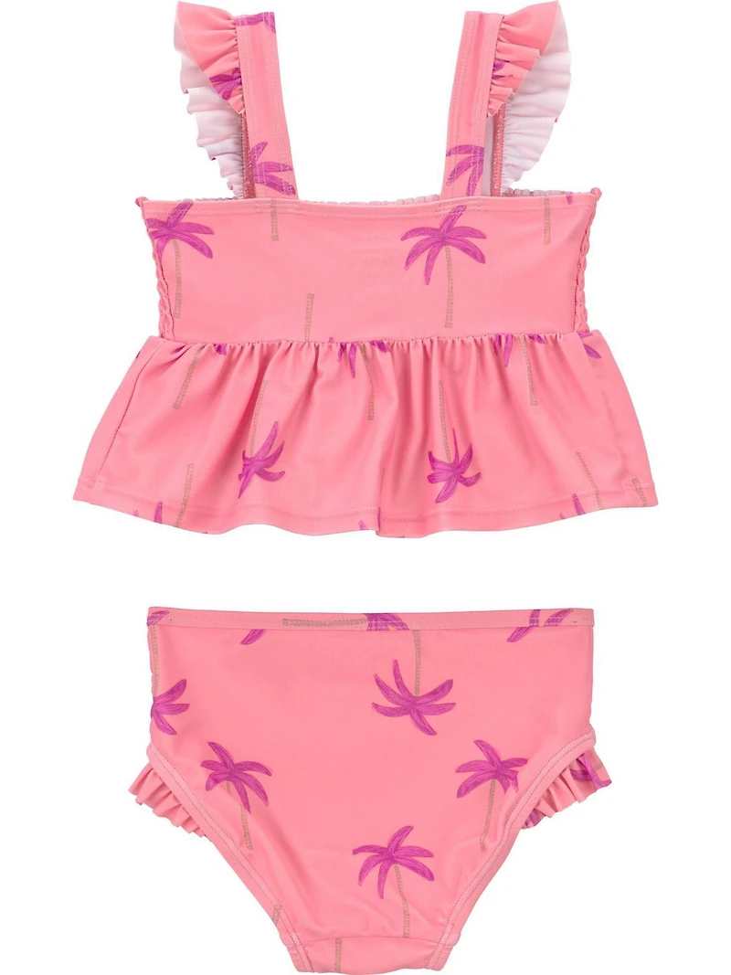 Carter's Child of Mine Fil Ensemble de maillot bain 2 pièces - Palmiers roses