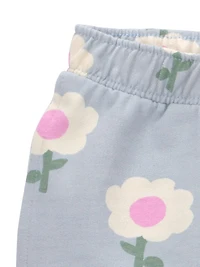 Ensemble 2 pièces pour bébé fille Carter's Child of Mine, motif floral bleu.