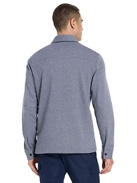 VAN HEUSEN TWILL FLEECE SHACKET