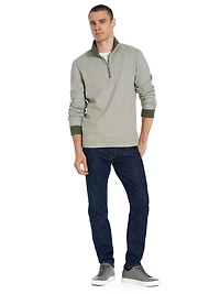 VAN HEUSEN LONG SLEEVE 1/4 ZIP SWEATER