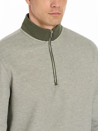 VAN HEUSEN LONG SLEEVE 1/4 ZIP SWEATER