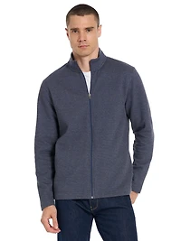 VAN HEUSEN FULL ZIP FLEECE SWEATER