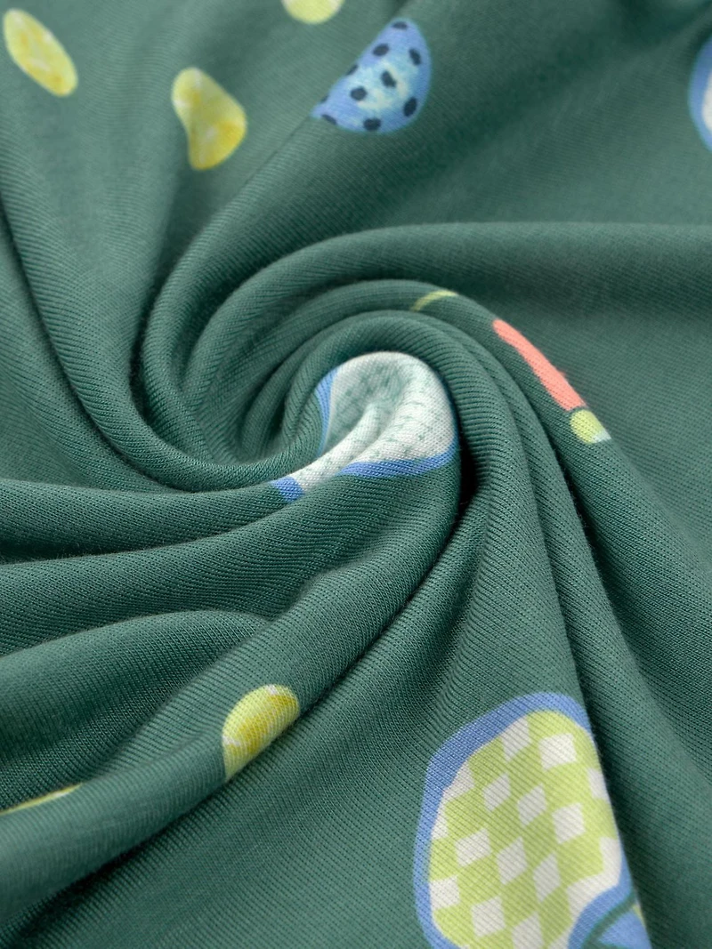 Pyjama deux pièces Carter's Child of Mine - Vert (motif raquettes de squash)