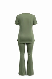 FLEX SCRUBS™ ladies flared scrub pants