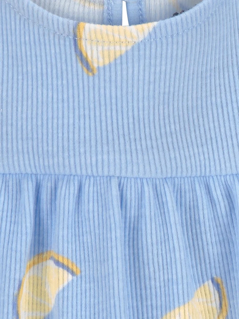 Carter's Child of Mine IG 2PK Romper - Yellow Lemon