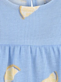 Carter's Child of Mine IG 2PK Romper - Yellow Lemon