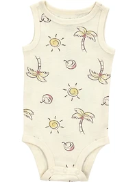 Carter's Child of Mine IB 3PC Short Set - Brown Palm Trees