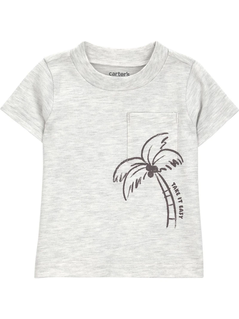Carter's Child of Mine Gar Ensemble court de 3 pièces - Palmiers bruns