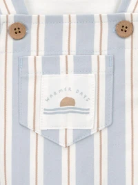 Carter's Child of Mine IB 2PC Shortall Set - Blue Stripe