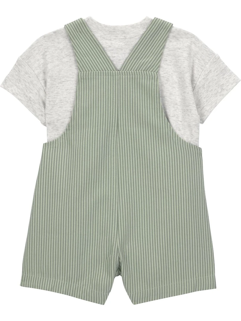 Carter's Child of Mine Gar Ensemble short 2 pièces - Rayure verte