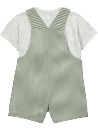 Carter's Child of Mine Gar Ensemble short 2 pièces - Rayure verte
