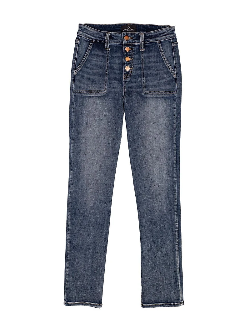 Jordache Jean utilitaire droit pour femme