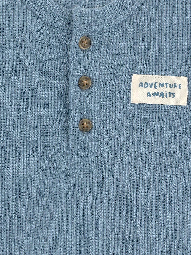 Carter's Child of Mine IB Romper - Blue Adventure