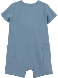 Carter's Child of Mine IB Romper - Blue Adventure