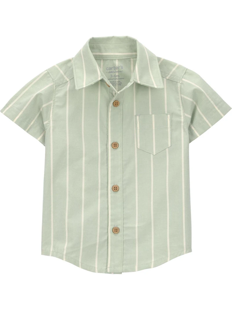 Carter's Child of Mine Gar Ensemble short 3 pièces - Rayures vertes