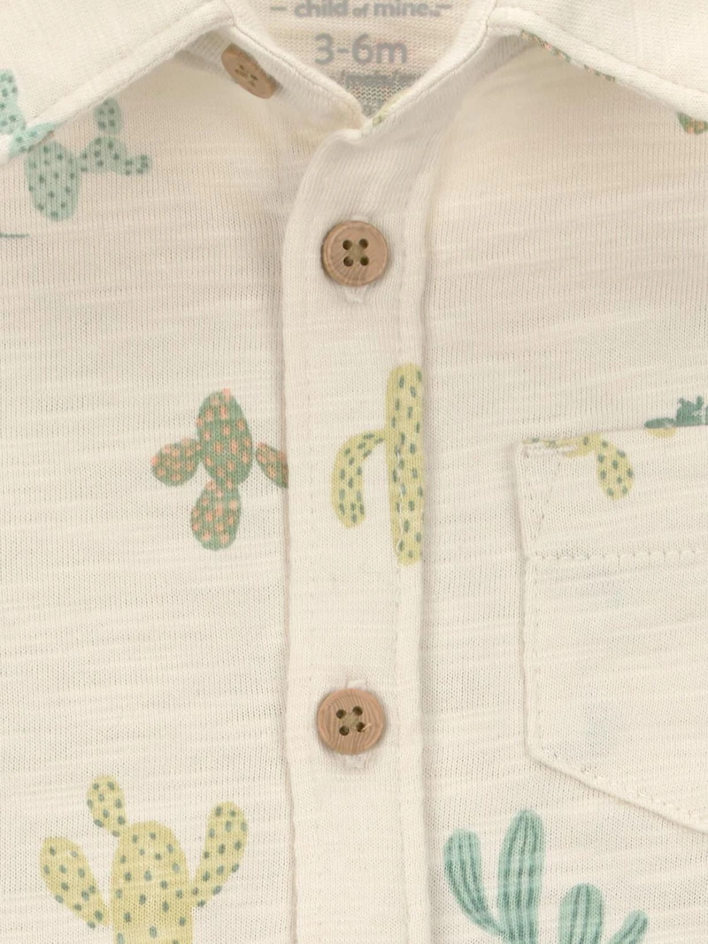 Carter's Child of Mine Gar Ensemble short 3 pièces - Cactus gris