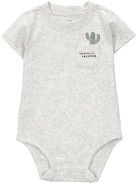 Carter's Child of Mine IB 3PC Short Set - Grey Cactus